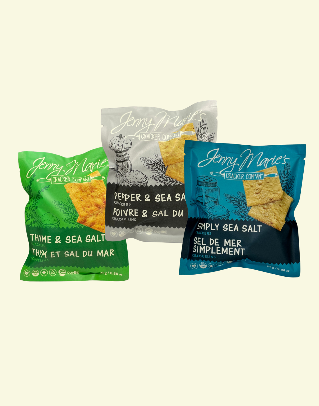 Mini-Snack Crackers Variety Pack (12)