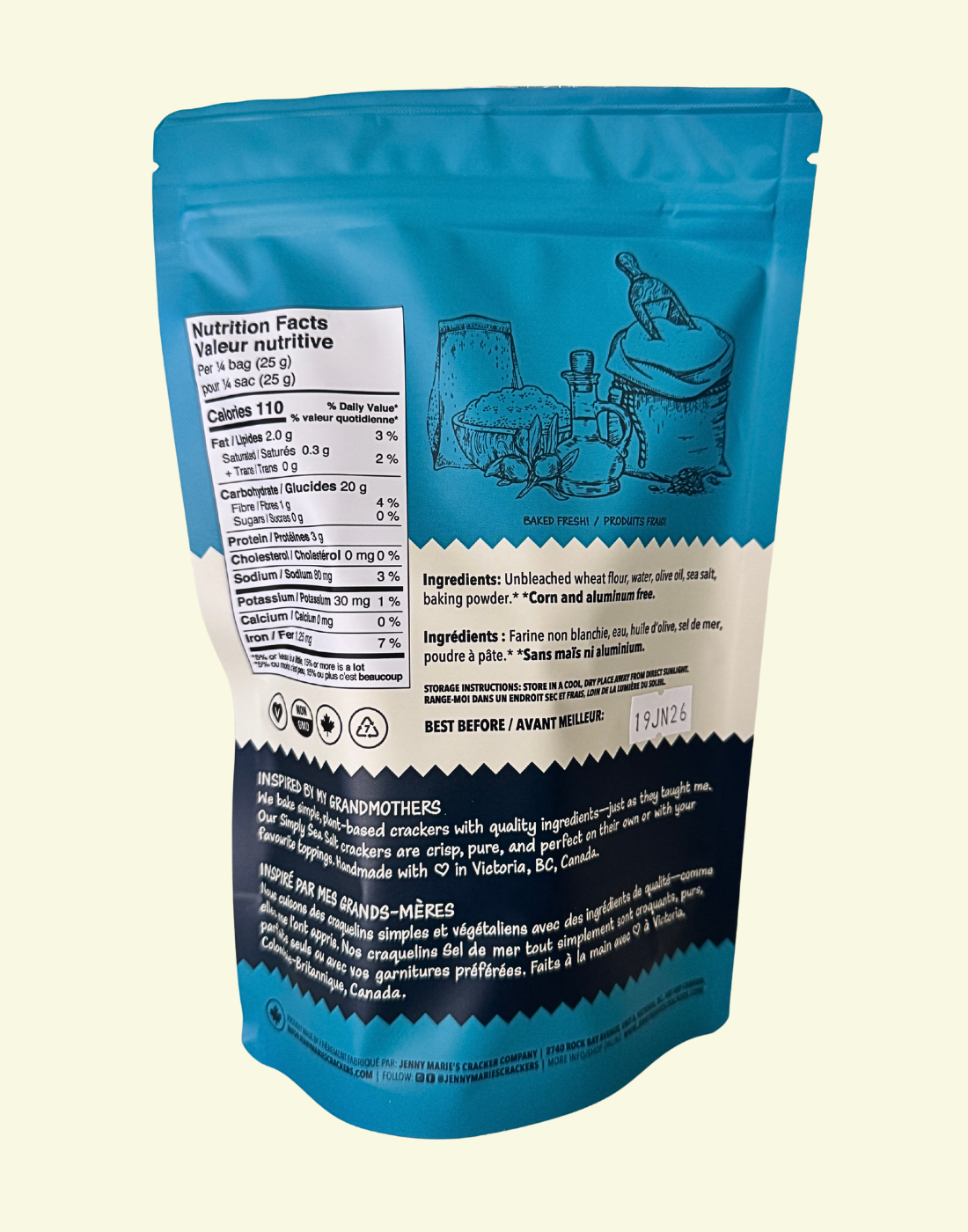 Simply Sea Salt Crackers - 6 bags