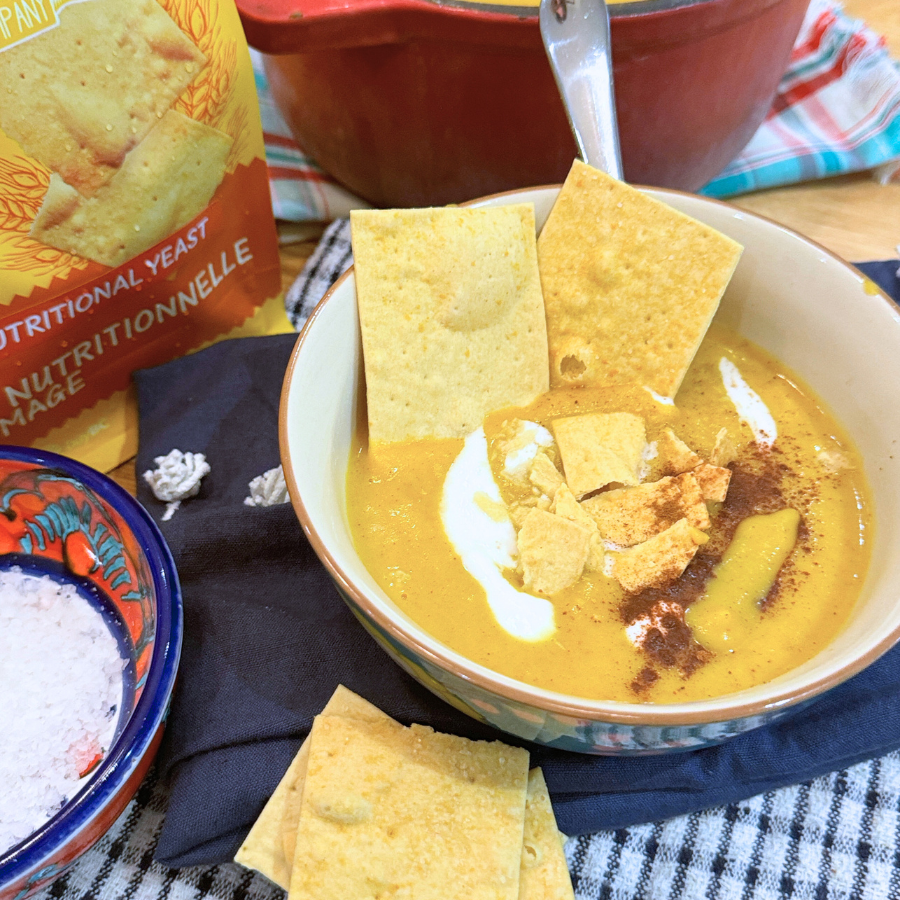 Curried Butternut Squash Soup 