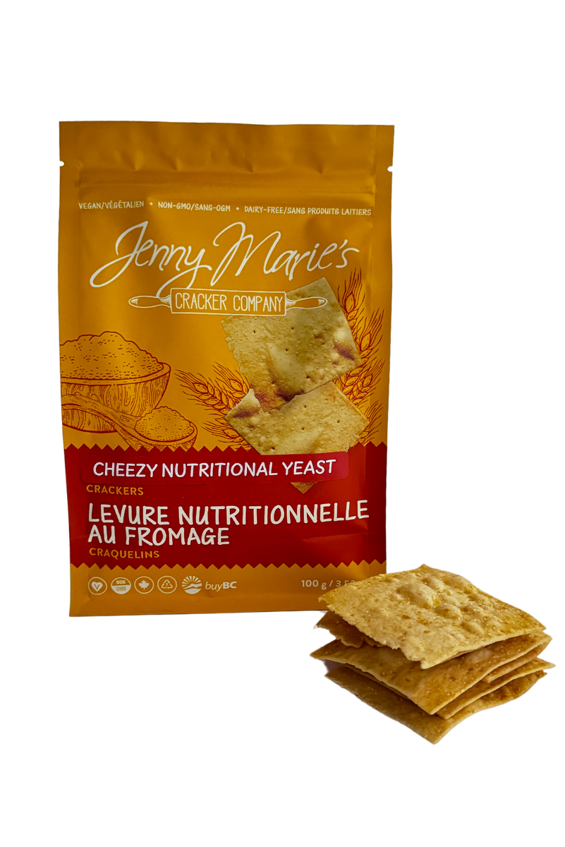 Cheesy Nutritional Yeast Crackers - 6 bags