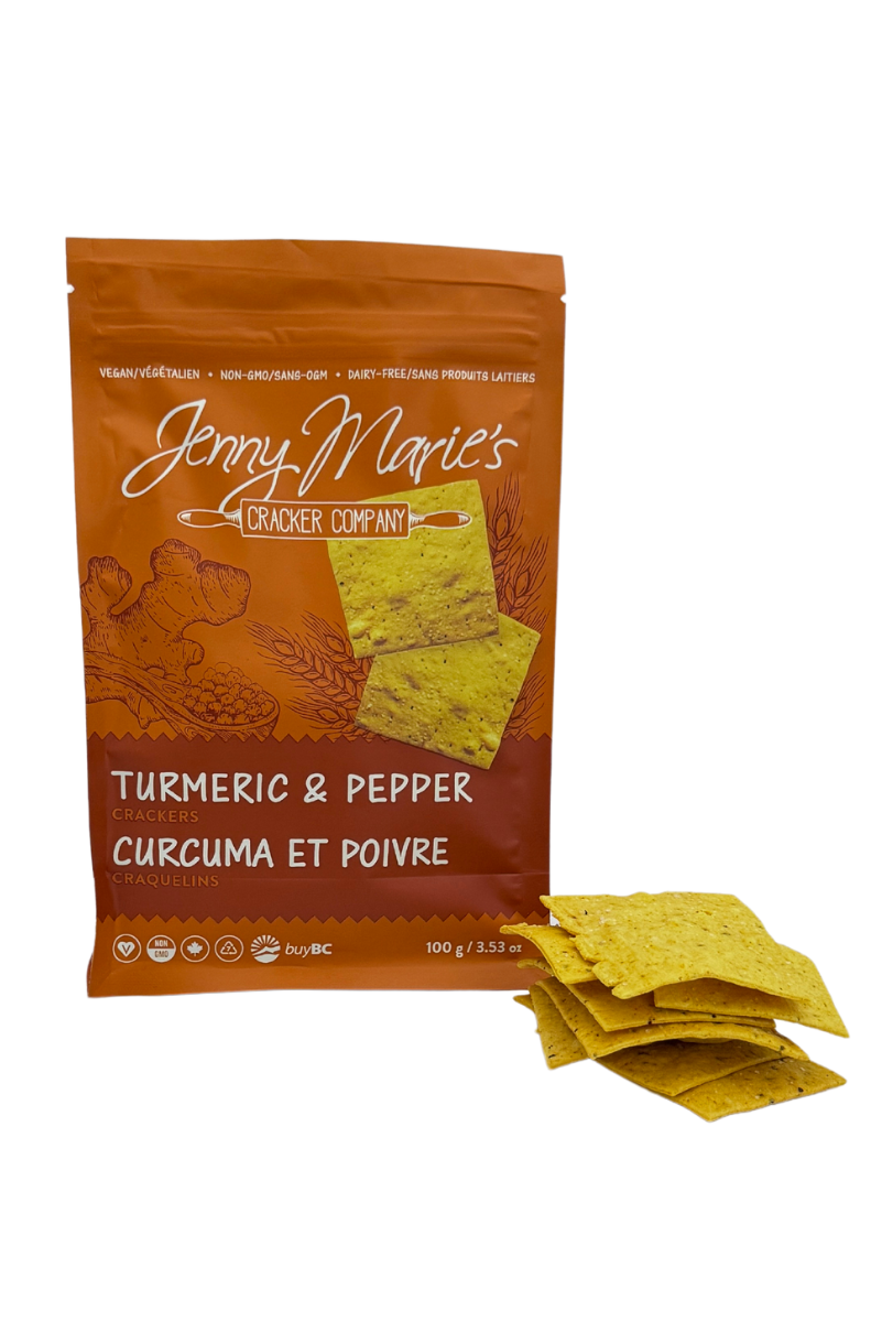 Turmeric & Pepper Crackers - 6 bags