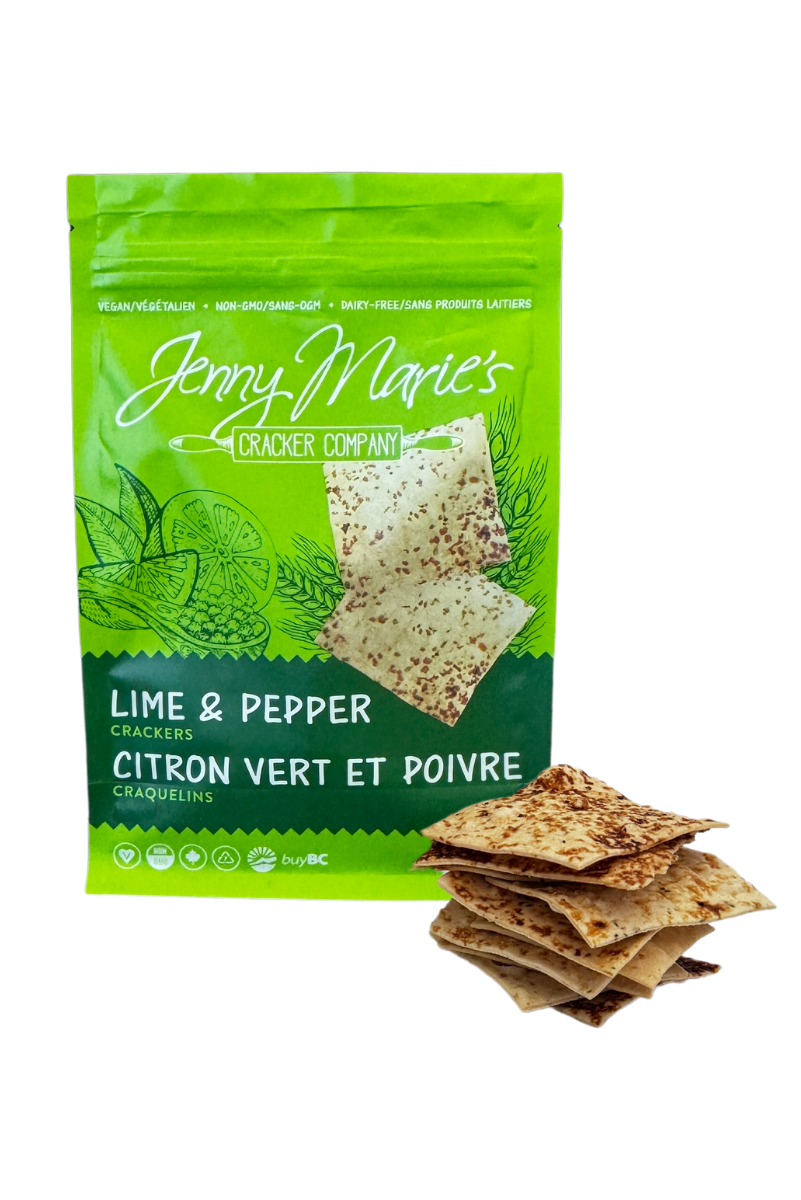 Lime & Pepper Crackers - 6 bags