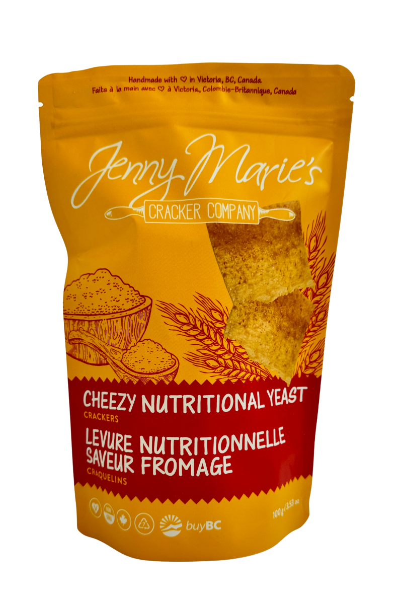 Cheesy Nutritional Yeast Crackers - 6 bags